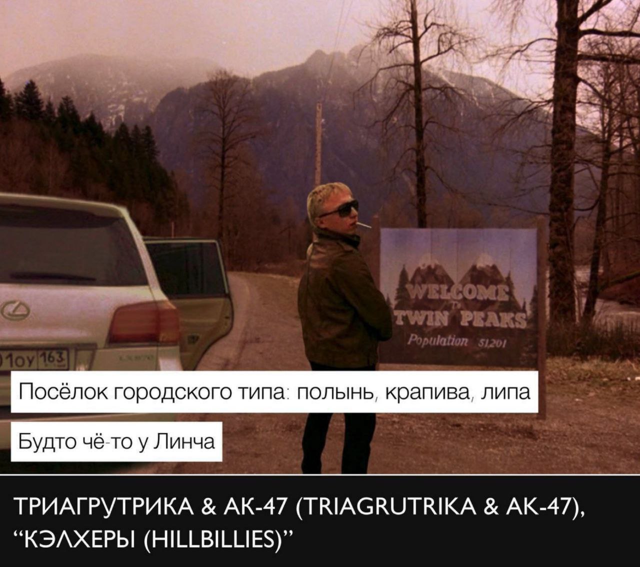 Посёлок городского типа: полынь, крапива, липа Будто чё-то у Линча ТРИАГРУТРИКА (TRIAGRUTRIKA “КЭЛХЕРЫ (HILLBILLIES)”