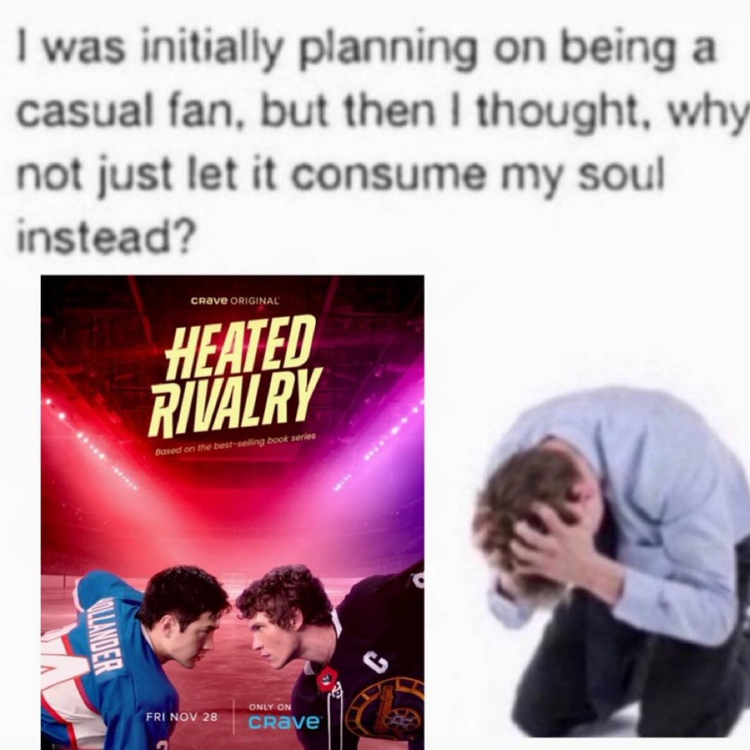 was initially planning on being а casual fan, but then thought, why not just let it consume my soul instead? crave RIVALR ON
