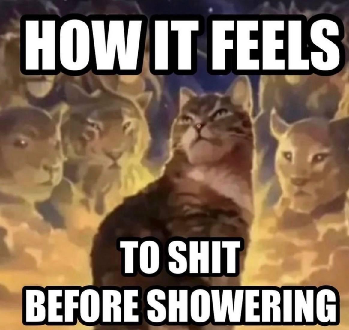 HOW IT BEFORE SHOWERING