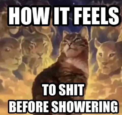 HOW IT BEFORE SHOWERING