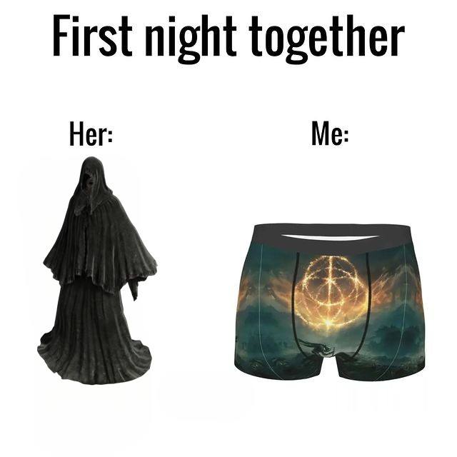 First night together Me: