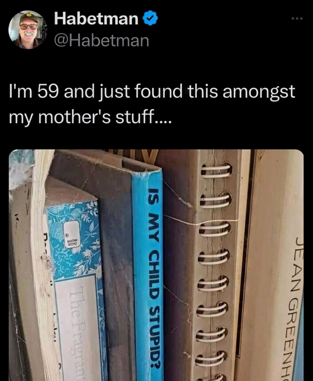 Habetman 59 and just found this amongst my mother's stuff....