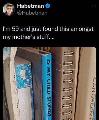 Habetman 59 and just found this amongst my mother's stuff....