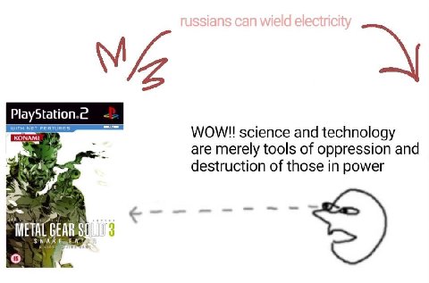 WITH МЕТ РЕЯ URES WOW!! science and technology are merely tools of oppression and destruction of those in power