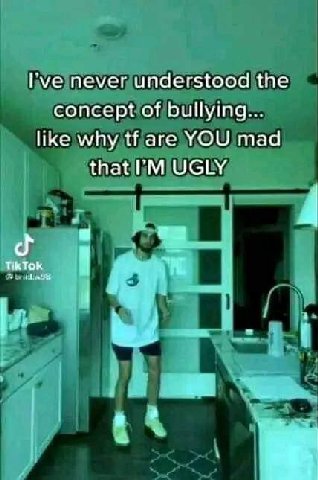 Гуе never understood the concept of bullying... like why are YOU mad that UGLY a