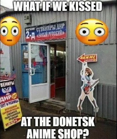 WE KISSED AT THE DONETSK ANIME SHOP?