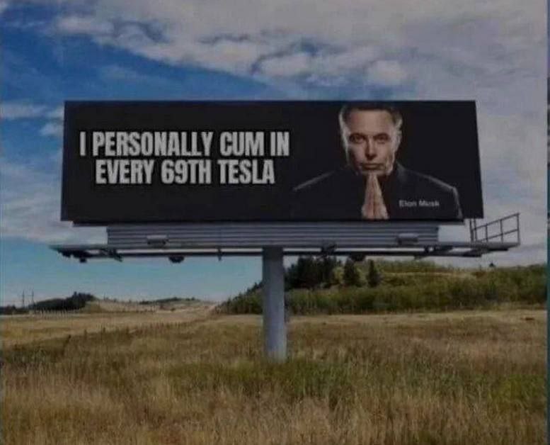 PERSONALLY CUM IN EVERY TESLA