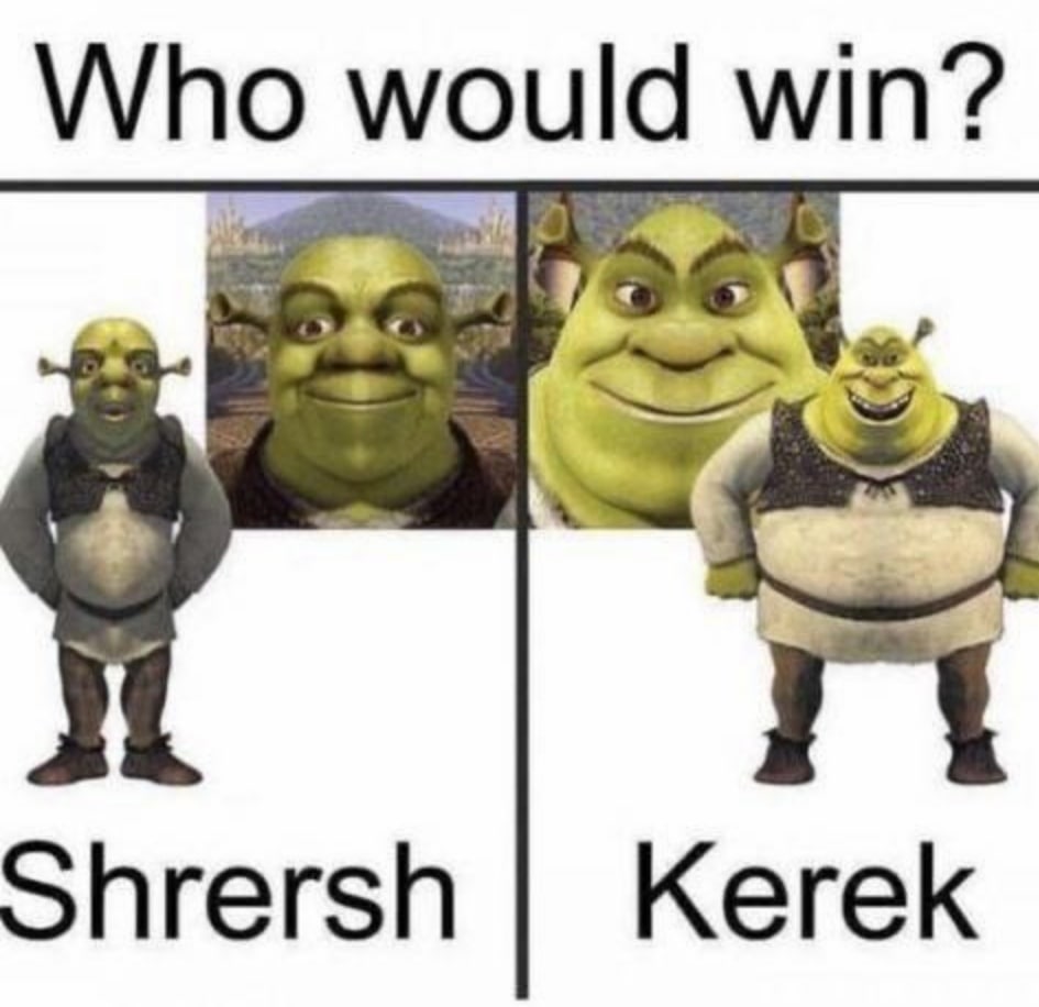 Who would win? Shrersh Kerek