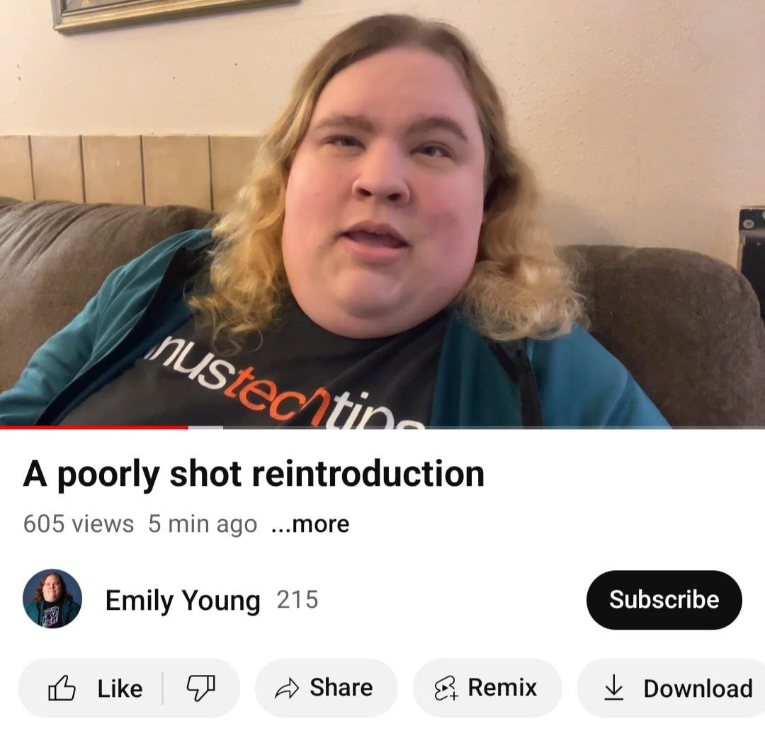 Vif A poorly shot reintroduction 605 views 5 адо ...more 5 Emily Young 215 Like Share Remix Download