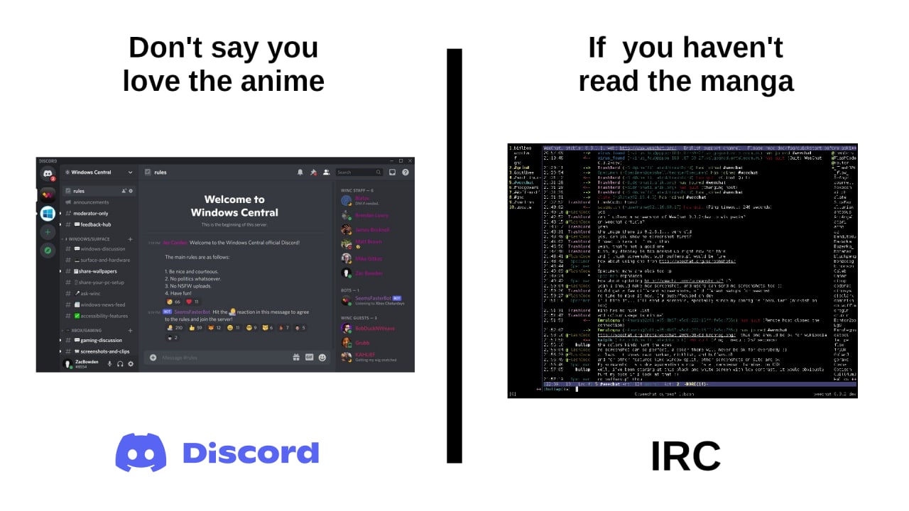 Don't say you If you haven't love the anime read the manga о:5сога IRC
