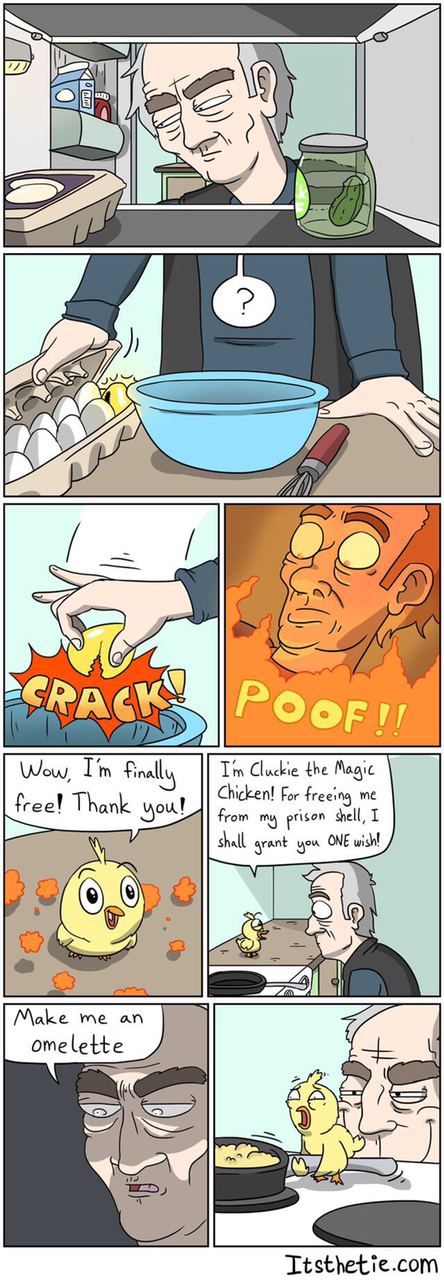 a у AN 57 a Tim Cluckie the Magic Chicken! For freeing me from my prison I shall grant yeu ONE Ttsthetie.com