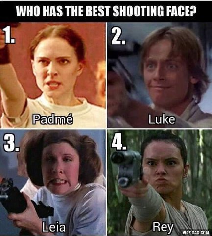 WHO HAS THE BEST SHOOTING FACE? Luke а