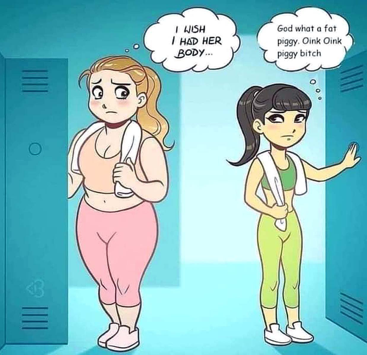 God what a fat HER piggy bitch piggy. Oink Oink (2