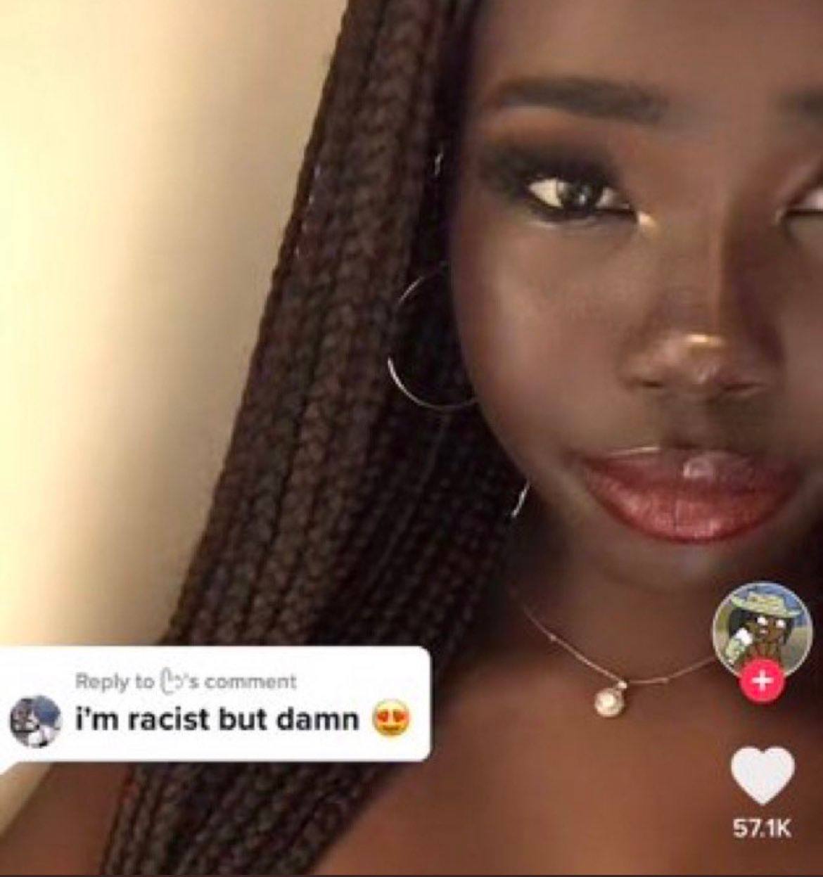 to comment racist but damn
