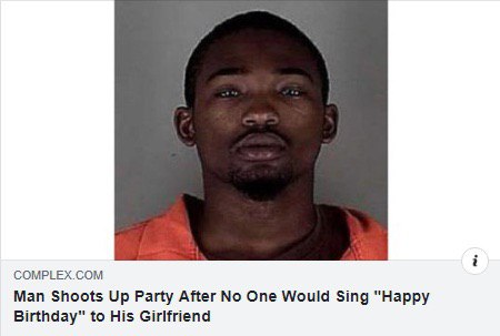 СОМРЕЕХ.СОМ Man Shoots Up Party After No One Would Sing “Happy Birthday" to His Girlfriend