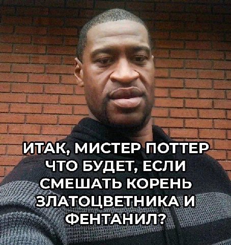 ИТАК, МИСТЕР ПОТТЕР ЧТО БУДЕТ, ЕСЛИ СМЕШАТЬ КОРЕНЬ ЗЛАТОЦВЕТНИКА И ФЕНТАНИЛ?