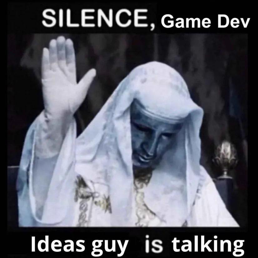 SILENCE, Game Dev Ideas guy 1$ talking