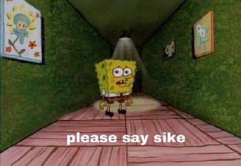 please say sike