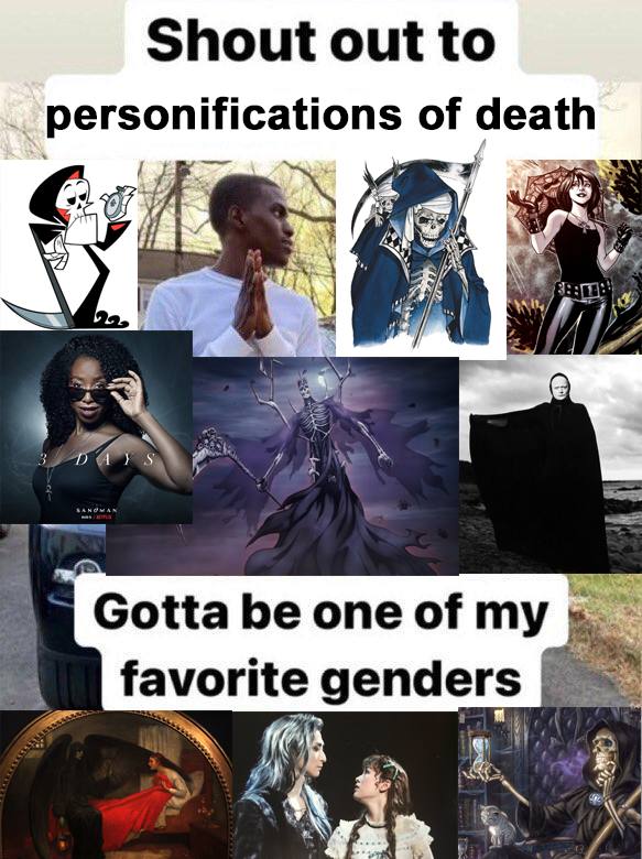 Shout out to personifications of death <i 1 Gotta be one of my