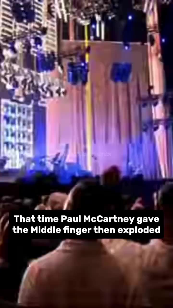 the Middle finger then exploded