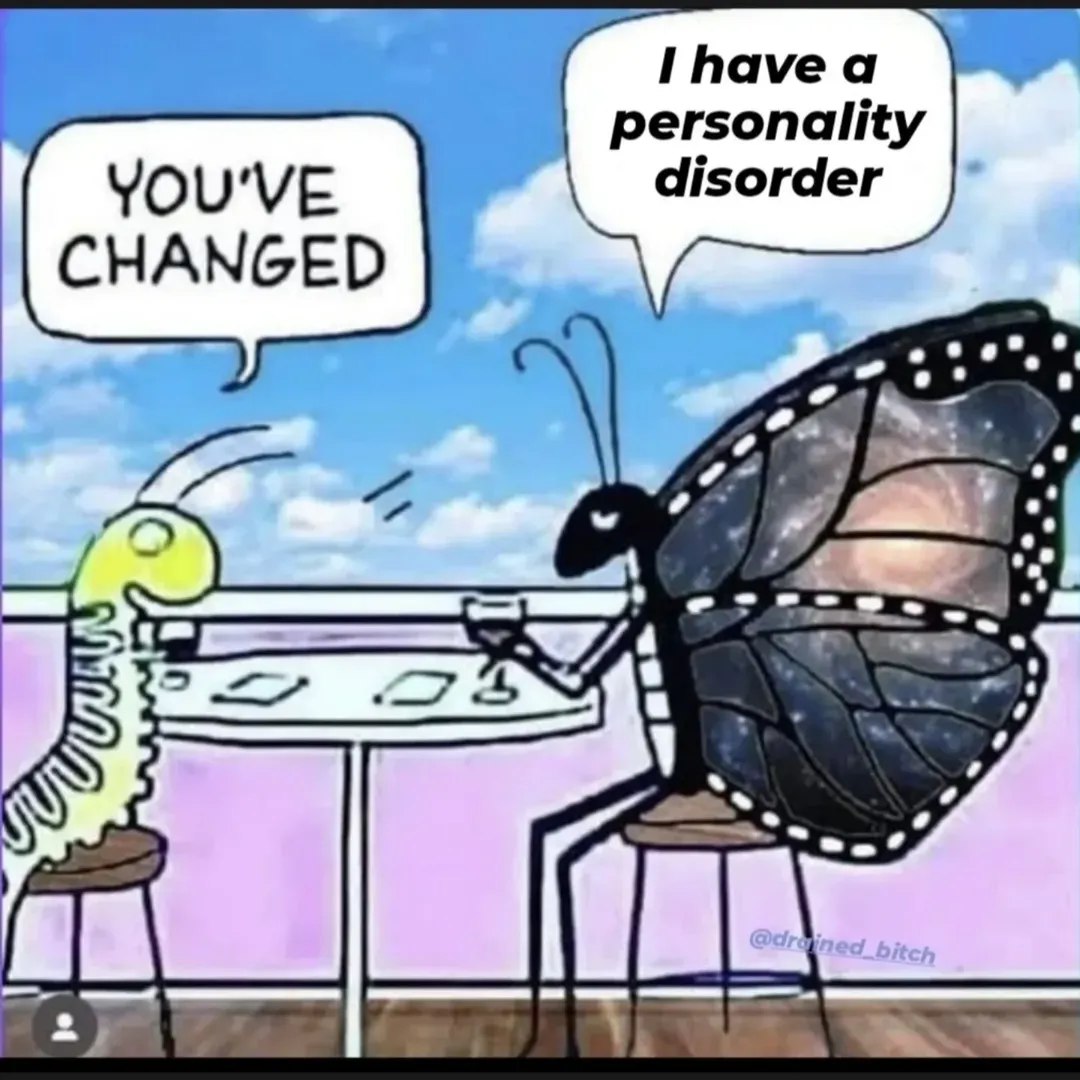 Грауеа personality YOU'VE disorder CHANGED 42. A 2 oun А)