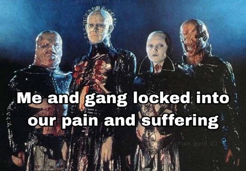 к and gang locked into our рат and suffering 2