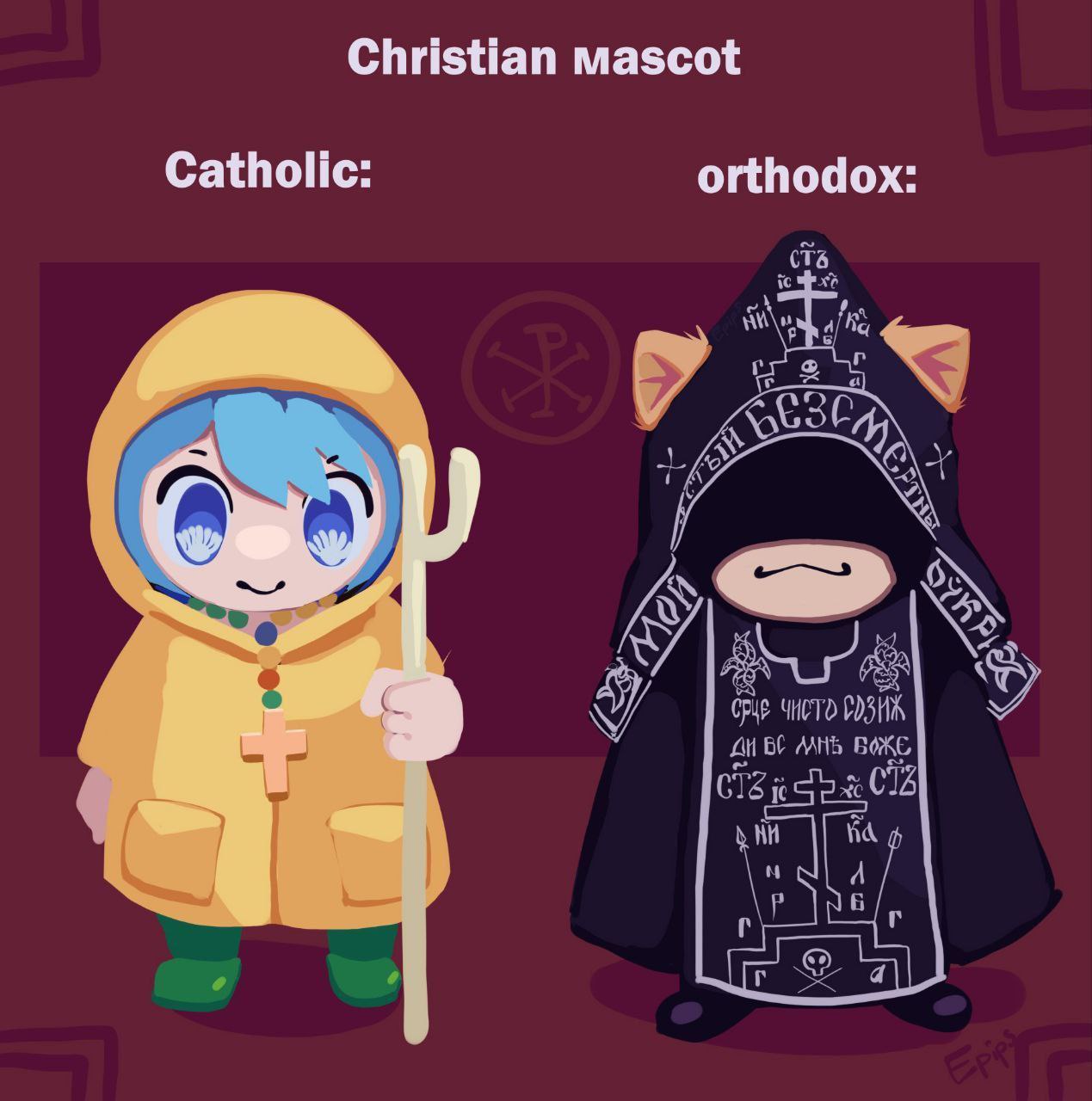 Christian mascot Catholic: orthodox: