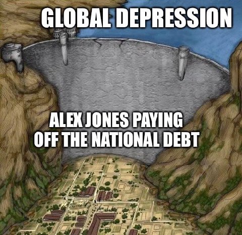 GLOBAL DEPRESSION у ALEX JONES PAYING OFF THE NATIONAL DEBT