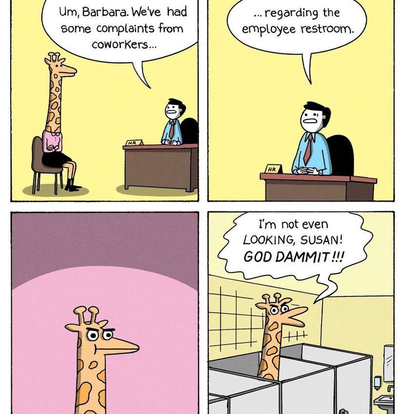 Barbara. We've had regarding the Some complaints from employee coworkers... 7) not even LOOKING, SUSAN! GOD