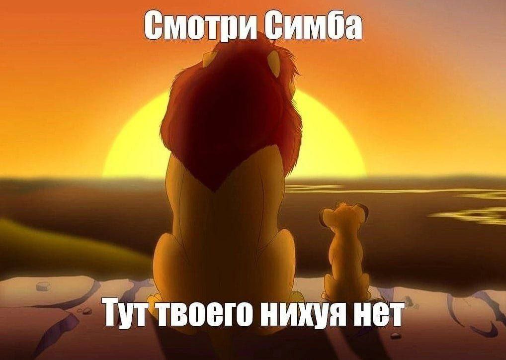 Смотри Симба Тут твоего нихуя нет