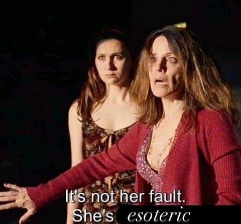 It's not her fault.