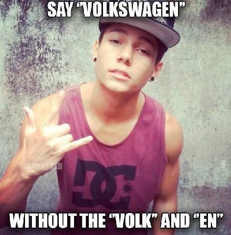 “VOLKSWAGEN” WITHOUT THE AND