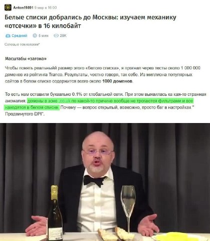 Белые списки добрались до Москвы: изучаем механику «отсечки» в 16 килобайт вые технологи Масштабы «загона» Чтобы понять реальныйй размер этого «белого списка», я прогнал через тесты около 1 000 000 до