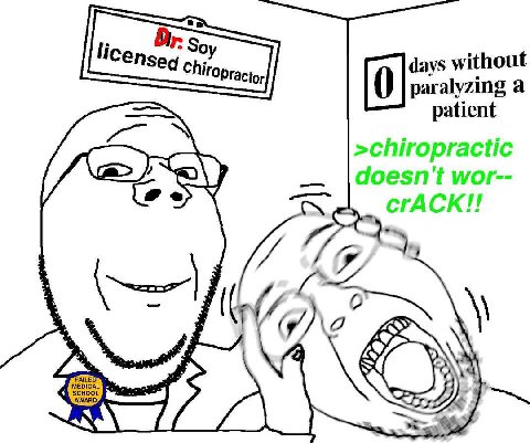 So license, Chiropr, ‘aCtor, days without paralyzing a patient