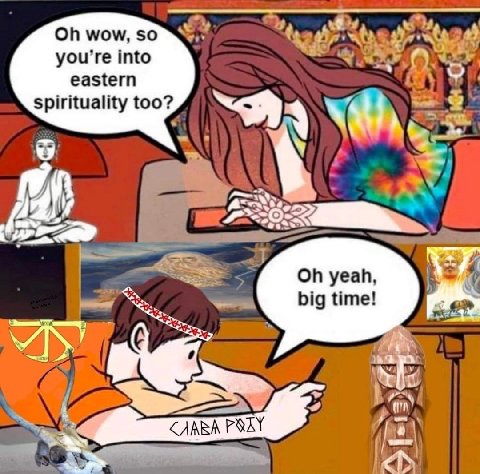 wow, so you're into eastern irituality too? у spirituality too 9 Ohyeah, big time! 4 PRAY «К