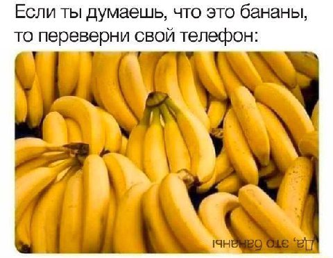 Если ты думаешь, что это бананы, то переверни свой телефон: IGHE