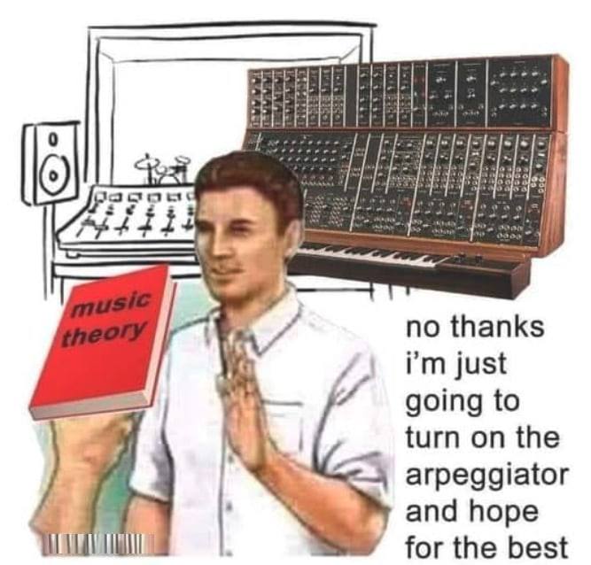 no thanks 2 just going to turn on the arpeggiator and hope for the best