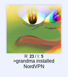 В: >grandma installed NordVPN