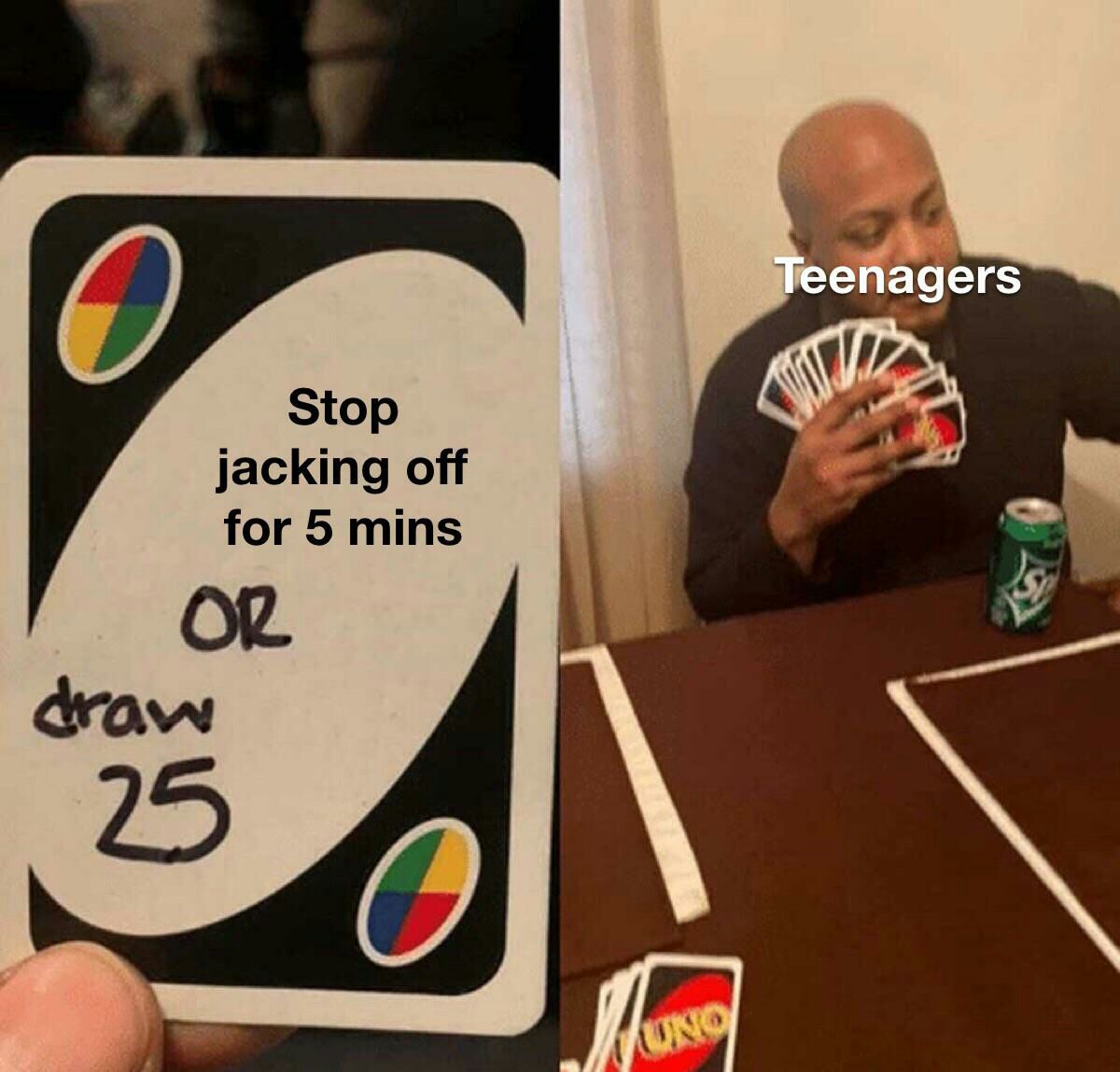 Теепадег$ Stop jacking off for 5 mins OR draw