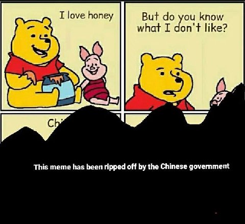 I love honey But you know what I like? 64 This тете has been ripped off the Chinese government