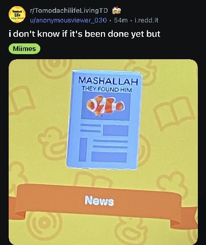 r/TomodachilifeLivingTD u/anonymousviewer_030 i.redd.it i don't know if it's been done yet but MASHALLAH THEY FOUND HIM