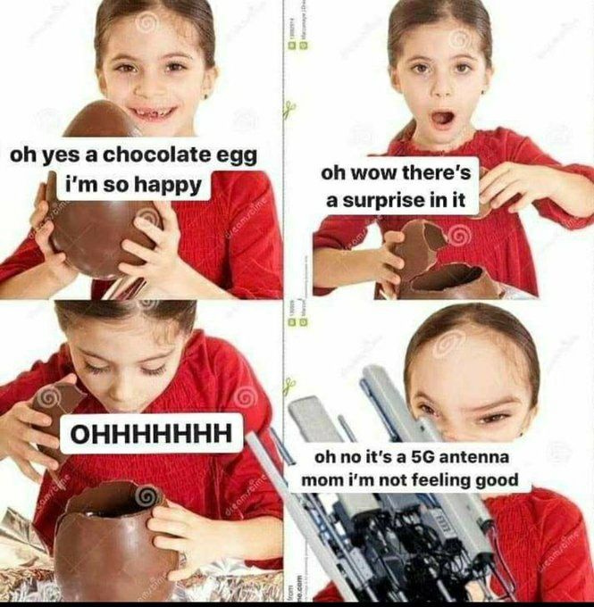 yes a chocolate egg so happy a surprise in it OHHHHHHH no it's a antenna пот not feeling good