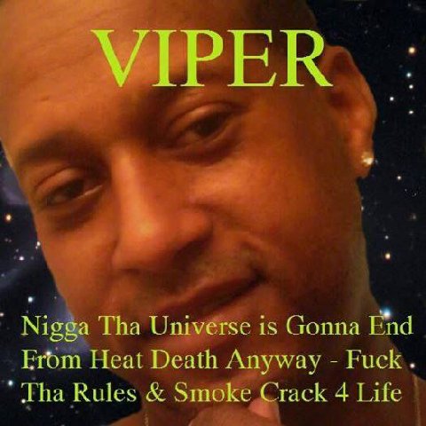 Nig Uni is Gonna End Heat Death Fuck Tha Rules rack 4 Life