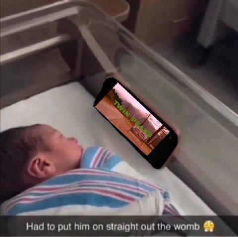 Had to put him straight out the womb