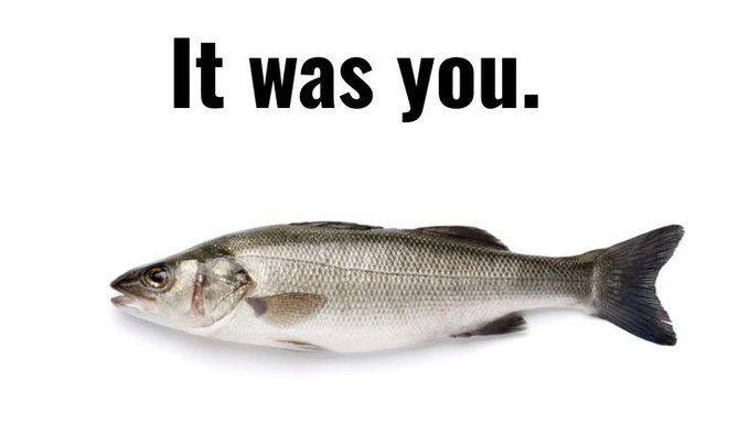 It was you. у a