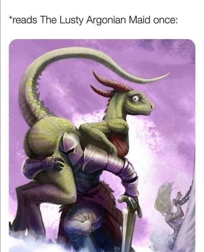 The Lusty Argonian Maid once: