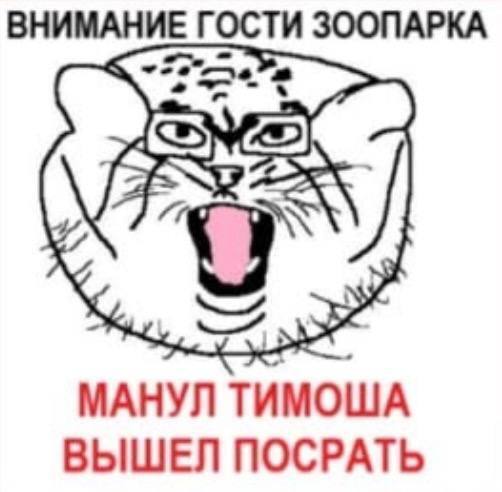 ВНИМАНИЕ ГОСТИ ЗООПАРКА МАНУЛ ТИМОША ВЫШЕЛ ПОСРАТЬ