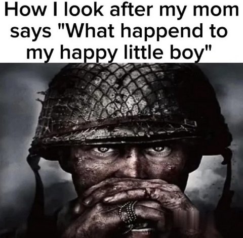 How look after mom says "What happend to my Парр little