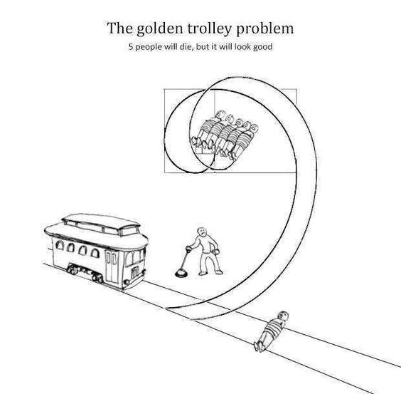 The golden trolley problem 5 people will die, but it will look good