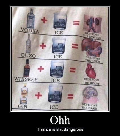 4 SODKA Ice WHISKEY ICE DESTROYS 17 DESTROY GIN ICE ГНЕ BRAIN This ice is shit dangerous
